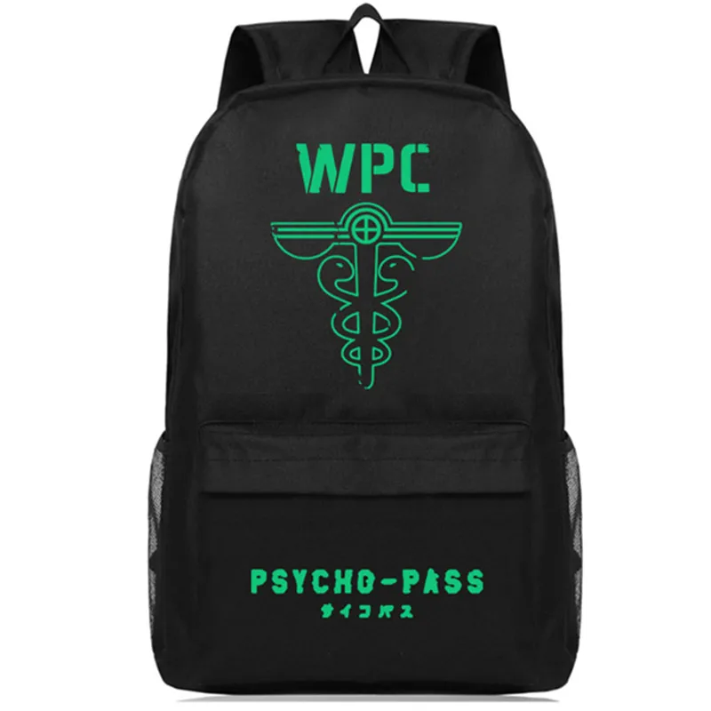 

Psycho-Pass Backpack Anime Casual Oxford Travel Unisex Laptop Designer Student Schoolbag
