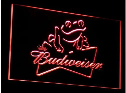 Budweiser Frog beer bar pub LED Neon Sign vintage home decor | Дом и сад