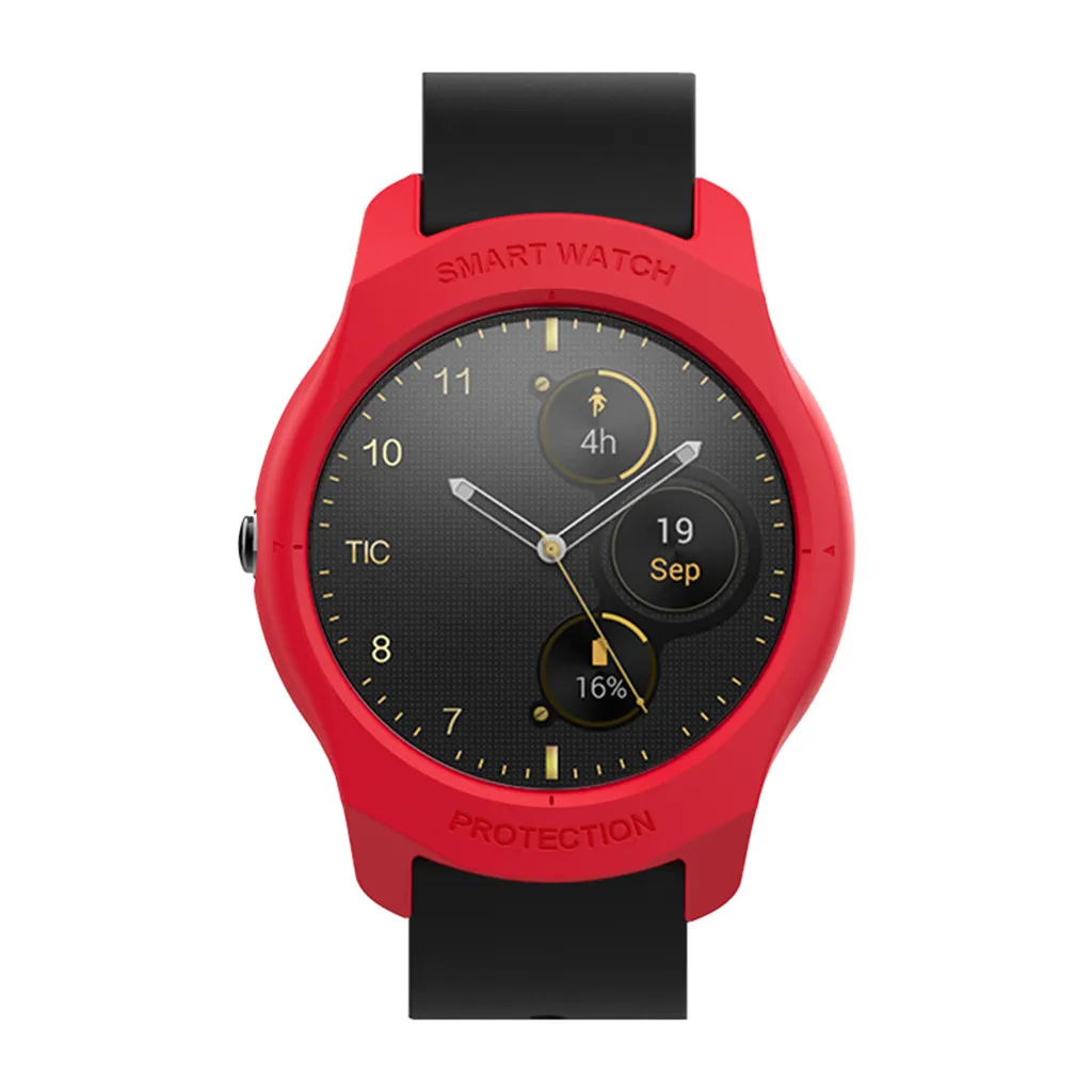 Модный чехол для часов с простым дизайном Ticwatch 2 FUltra-Slim защитой от царапин |
