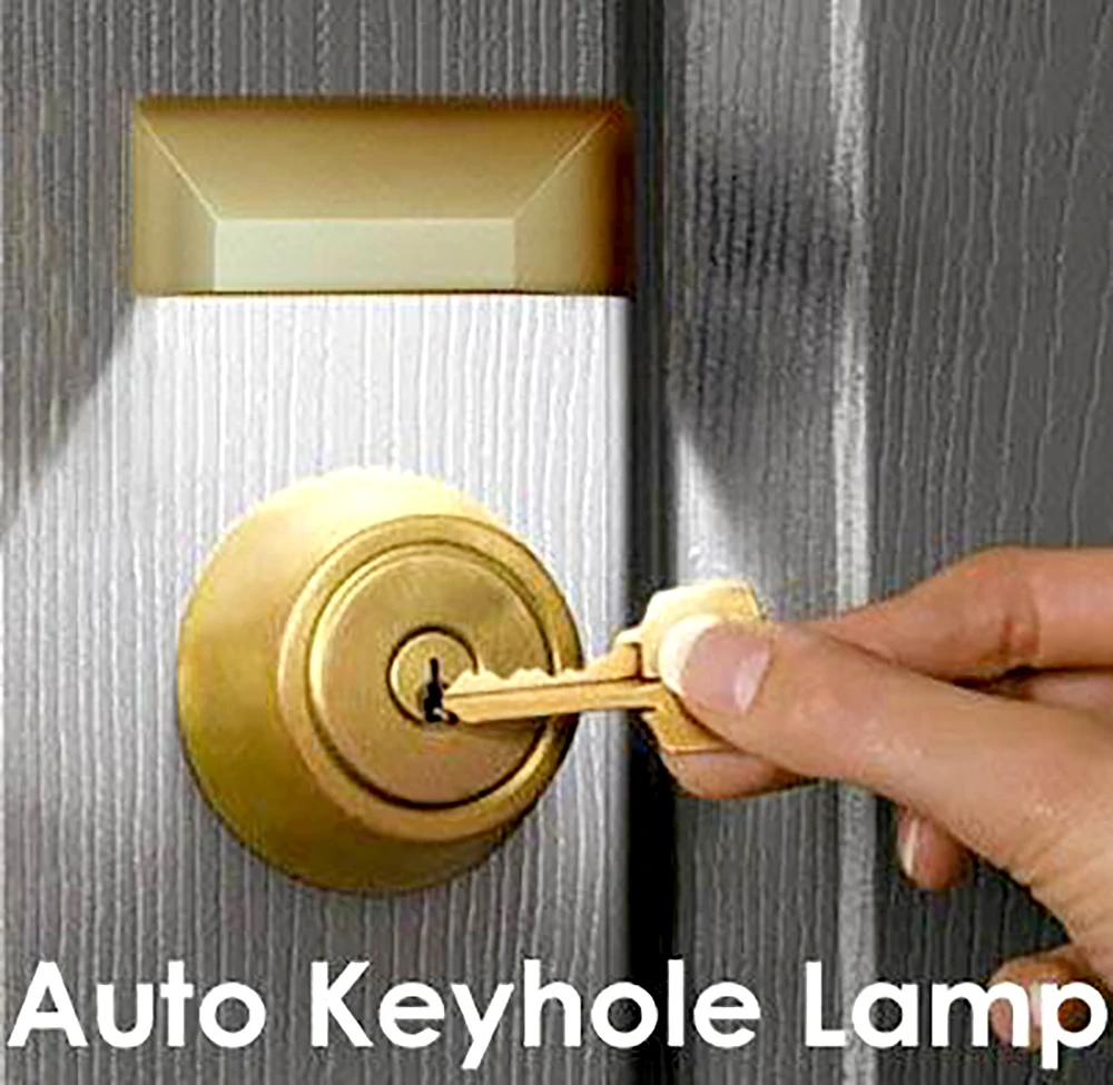 Домашняя дверь Замочная скважина 4 светодиодных лампы авто инфракрасный