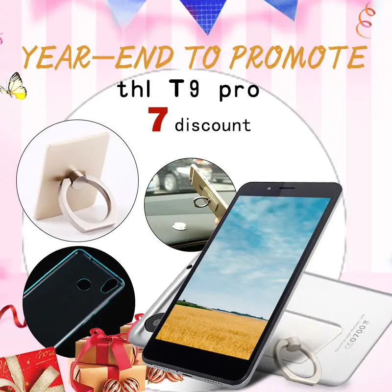 THL T9 Pro 5.5 дюйма MT6737 quad-core Android 6.0 мобильный телефон отпечатков пальцев 2 ГБ