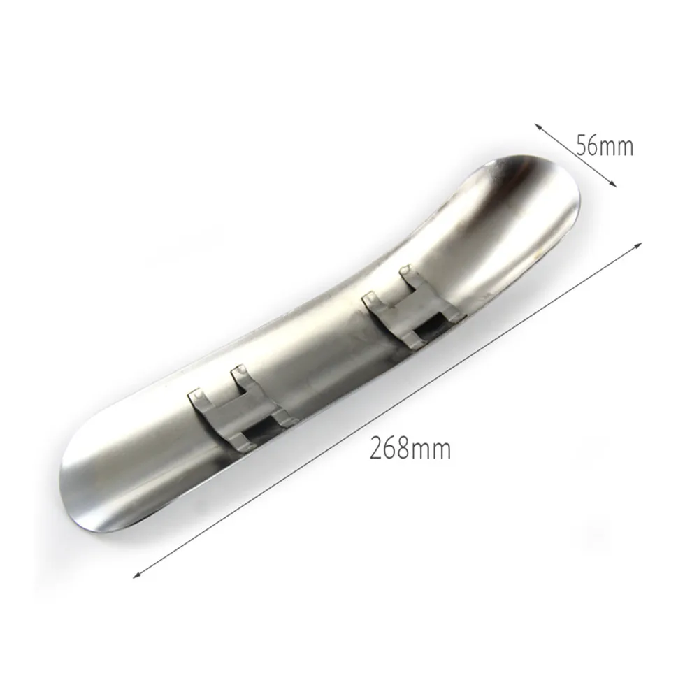 1 шт. мотоциклетный Чоппер из хромированной стали с изгибами защита от тепла