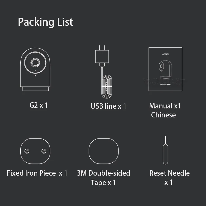Новинка, Xiaomi Aqara, умная сетевая G2 камера, Gatway Edition, 1080 p, 140, широкоугольная, ночное видение, Zigbee версия, Wifi, IP камера