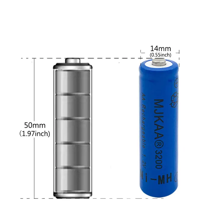 Cncool Ni MH 3200mAh AA батарея 1 2 V Аккумуляторная для пульта дистанционного управления