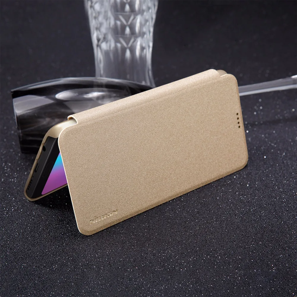 Чехол NILLKIN для Huawei Honor 10 Lite Сверхтонкий кожаный чехол книжка с блестками 10|flip cover|case