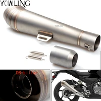 36mm 48 8mm modified motorcycle exhaust pipe fried tube exhaust pipe for honda cb 599 919 400 cb600 hornet cbr 600 f2 f3 f4 f4i