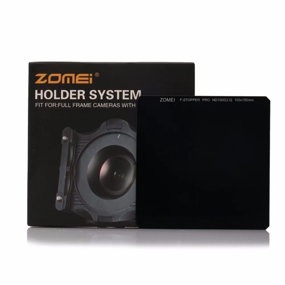 ZOMEI Pro 100*100 мм оптическое стекло нейтральной плотности ND1000 ND64 ND8 квадратный фильтр
