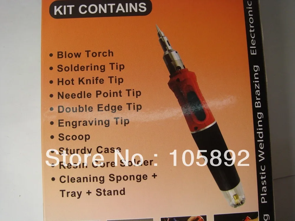 Бесплатная Доставка 10 in1 бутан паяльники DIY Kit Набор инструментов Газовый