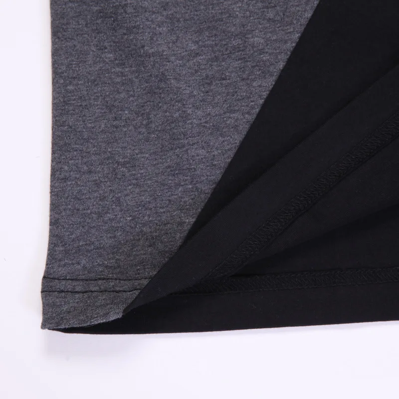 Мужская облегающая футболка URSPORTTECH дизайнерская длинная стильная Роскошная с