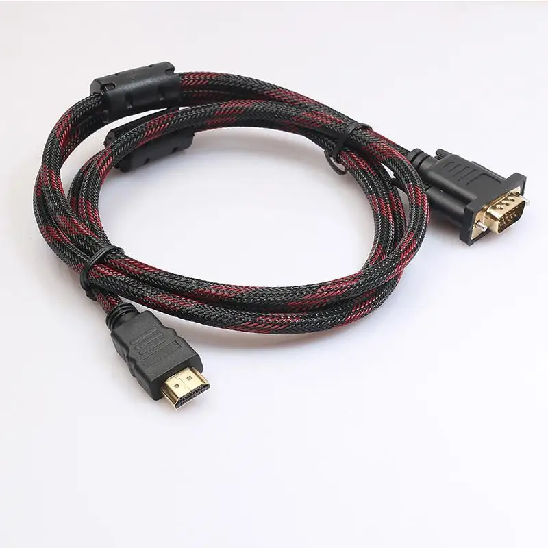 Кабель HDMI VGA 1 5 м кабель провод для настольного компьютера ноутбука планшета Full HD