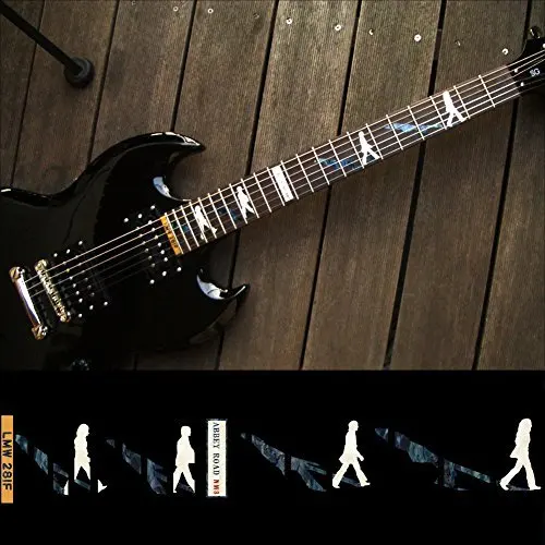 Маркеры Fretboard с инкрустацией наклейки для гитары Abbey Road|decal for guitar|for guitarinlay sticker |