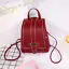 Красный Women's PU Leather Satchel Shoulder Backpack School Rucksack Bags Travel Lot - Цвет: Красный