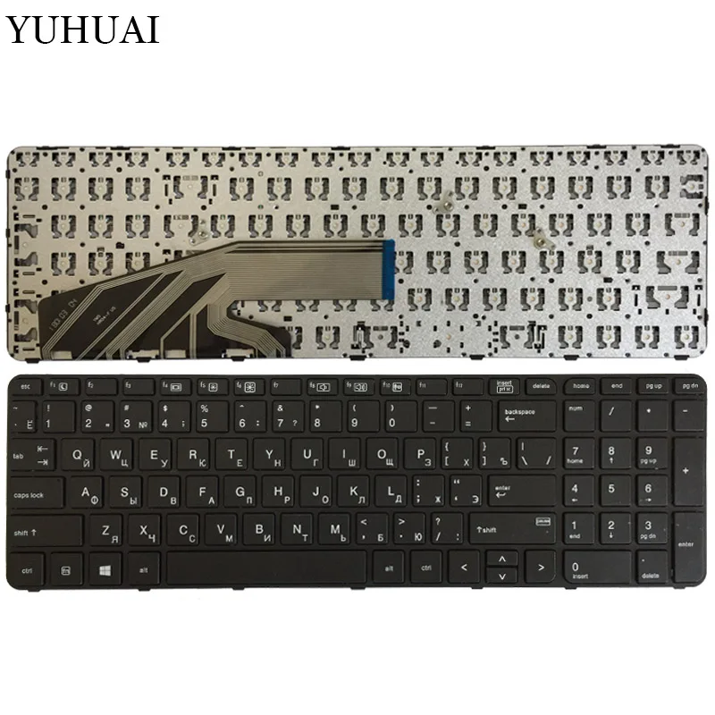 

Russian Keyboard for HP ProBook 450 G3 ,455 G3 ,470 G3 RU Black laptop keyboard