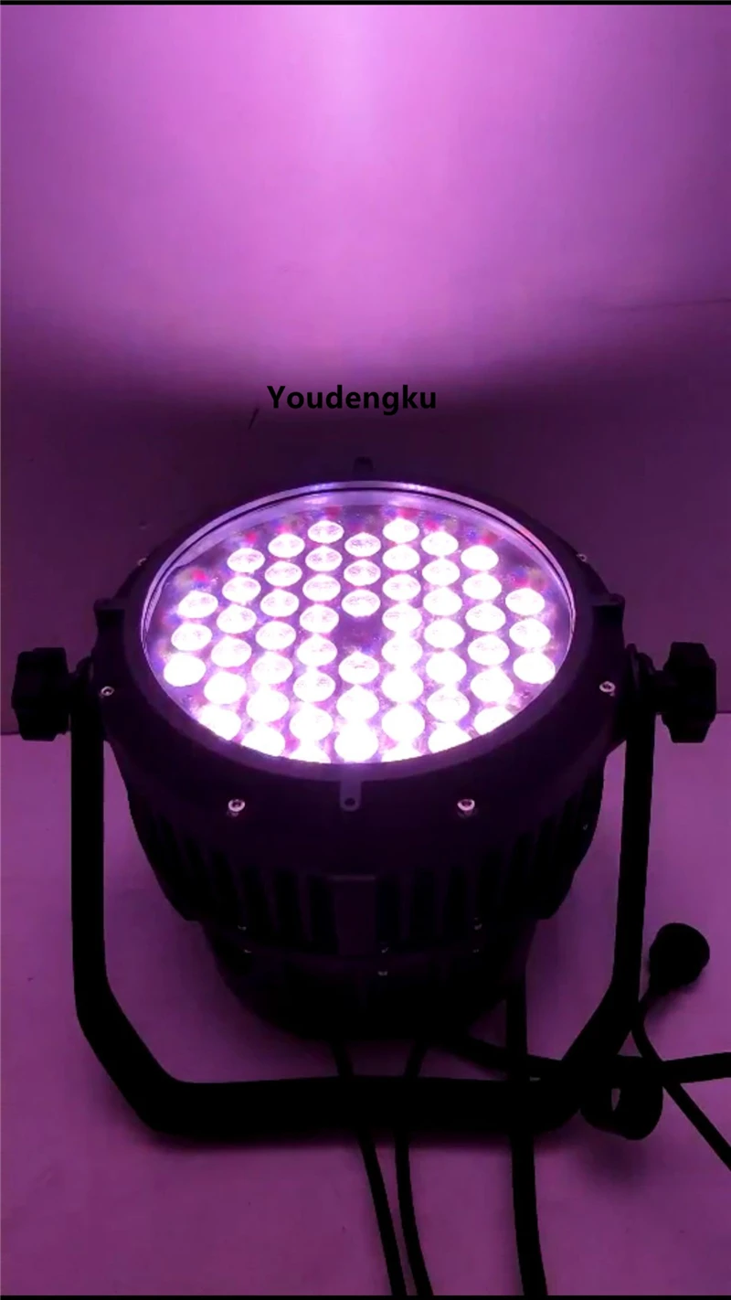 6 шт. rgbw светодиодный прожектор 4 в 1 ip65 par 64 led ce rohs водонепроницаемый 54 3w par|Эффект