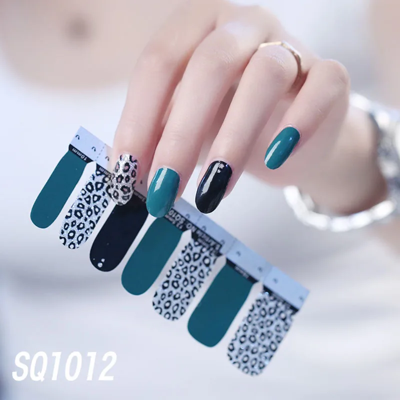SQ1012 LADY KINDOM, сделай сам, дизайн ногтей, полное покрытие, самоклеющиеся наклейки-лак для ногтей, фольга, наконечники, блестящие наклейки для ногтей, маникюрные накладки для ногтей - Цвет: SQ1012