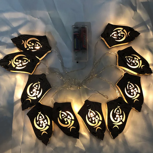 7 Украшения на Рамадан Happy Eid Mubarak Декор светодиодный светильник Eid Mubarak подарок для Рамадана и Ид украшения ислам Kareem Новинка 1,65 м - Цвет: 7