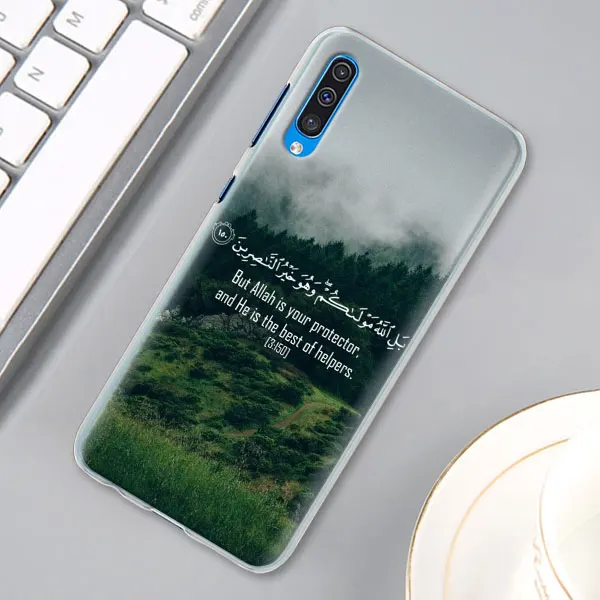 08 Коран с исламскими цитатами чехол для samsung Galaxy A30 A40 A50 A70 A6 A8 плюс A7 A9 M30 Футляр для телефона - Цвет: 08
