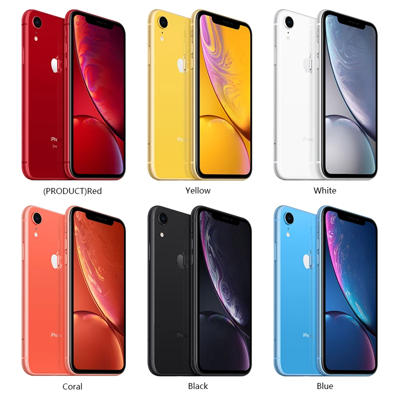 2018 разблокированный оригинальный Apple iPhone XR | 6 1 &quotLiquid Retina полностью ЖК дисплей 64