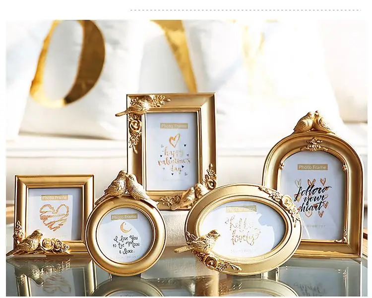 Креативная ретро Корона в европейском стиле комбинация фоторамка маятник 3 4 6 7 дюймов рамка из смолы с