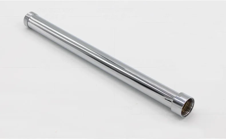 32 см полированная хромированная латунная Удлиняющая Трубная штанга для душа от