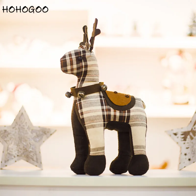 HOHOGOO 1 шт. Лось Рождественское украшение ткань новый год ужин вечерние 2018