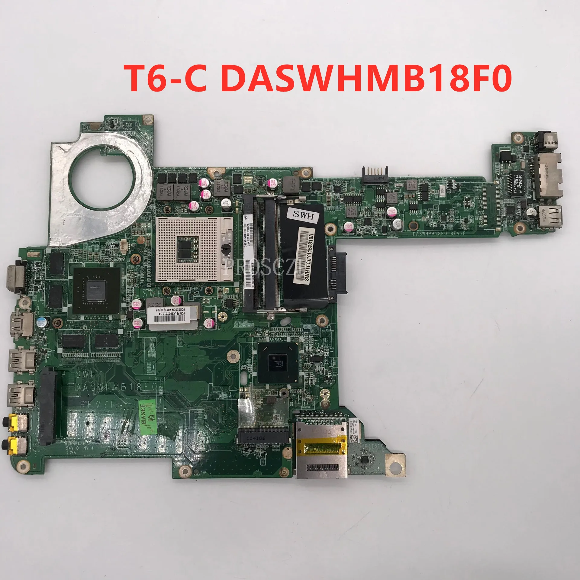 Бесплатная доставка Для T6 C материнской платы ноутбука DASWHMB18F0 100%