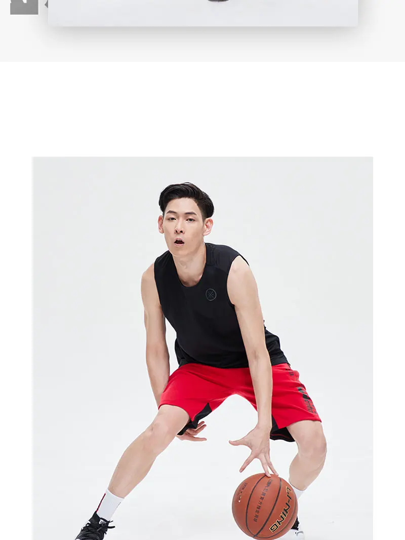 Li-Ning, мужская баскетбольная форма, костюм для соревнований, полиэстер, сухой дышащий жилет+ шорты, подкладка, спортивные комплекты AATP017 MSY187