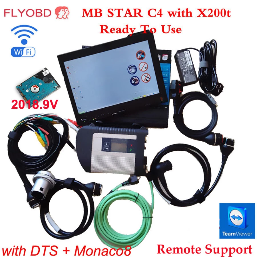 

MB SD Star 4 Diagnostic-tool SD Connect C4 for Car&truck Scanner with V2022.03 Software and T420 i5 4G laptop ready to use
