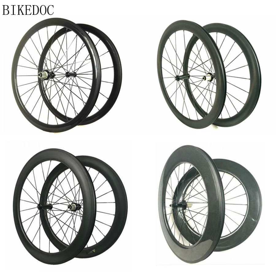 Велосипедные колеса BIKEDOC 38 мм 50 60 88 покрывающие UD Углеродные 700C дорожные