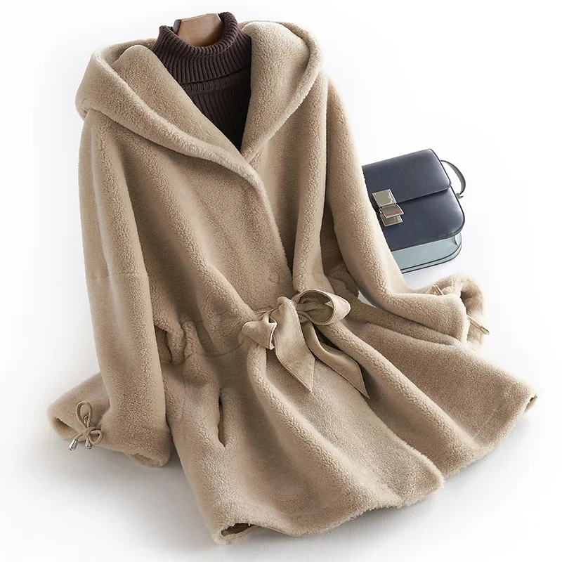 

Real Fur Coat Female Sheep Shearling Fur Coats Autumn Winter Jacket Women Clothes 2021 Korean 100% Wool Coat Abrigo Mujer MY3284