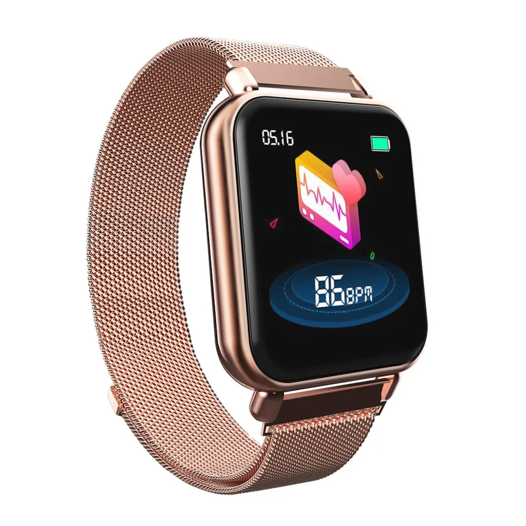 Водостойкие Смарт-часы Bluetooth с пульсометром mate men women Wearable Devices для IOS Android