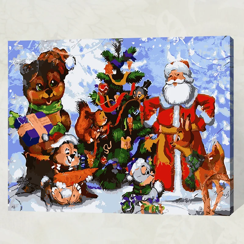 Набор для рисования по номерам на холсте без рамки|digital painting|canvas paintingdiy digital painting |