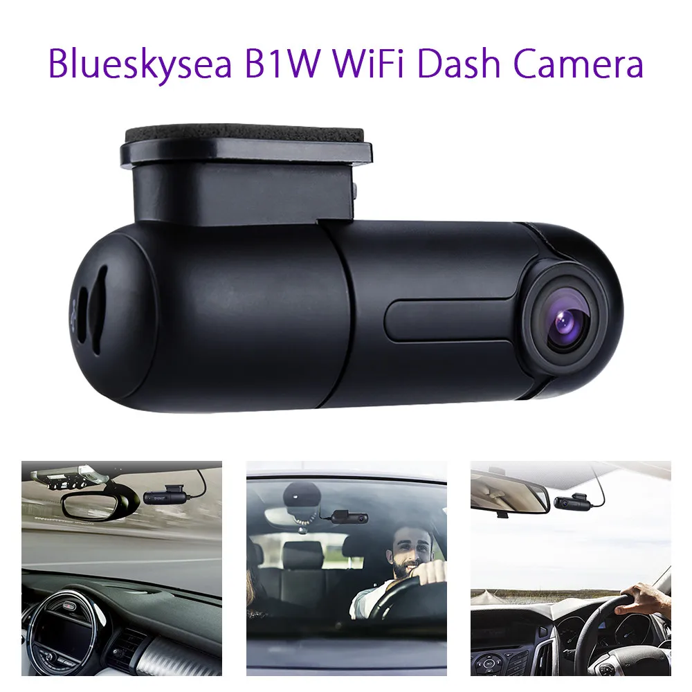 Blueskysea B1W DashCam HD 1080P WiFi Автомобильный видеорегистратор Sony IMX323 GM8135S мини
