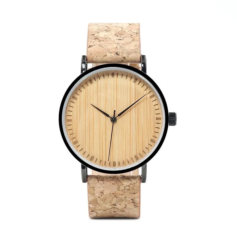 Бобо птица CcE19 Bamboo набрать моды деревянный Часы Mujer кварцевые часы кожаный ремешок Нержавеющая сталь случае в коробке для дам