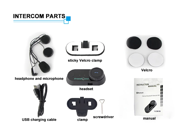 800 м BT мотоциклетный шлем Intercomunicador для мотокросса Bluetooth домофон мотоциклетный переговорный мото гарнитура Freedconn TCOM-VB
