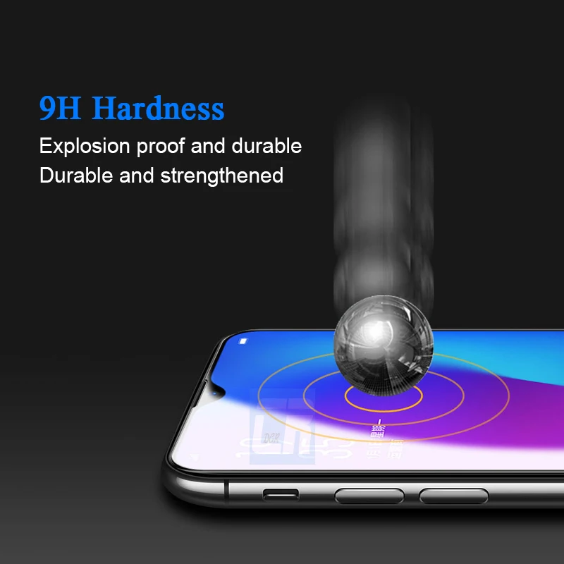 Полное покрытие закаленное стекло для OPPO A7 R15X F7 A1 A3 K1 Защитная пленка экрана R17 Pro