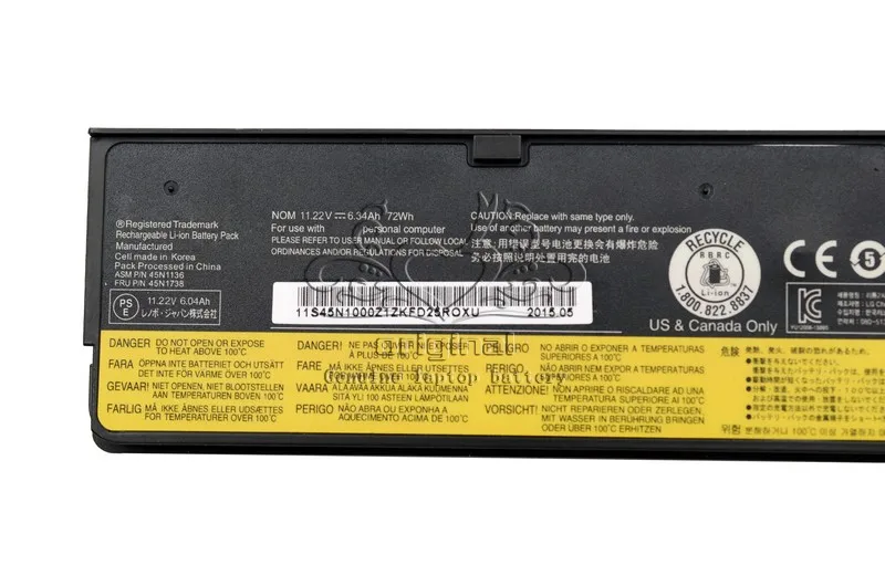 Оригинальный аккумулятор JIGU для ноутбука Lenovo T440S T450s X240 11 22 в 72 Вт/ч 121500201 45N1108 45N1109