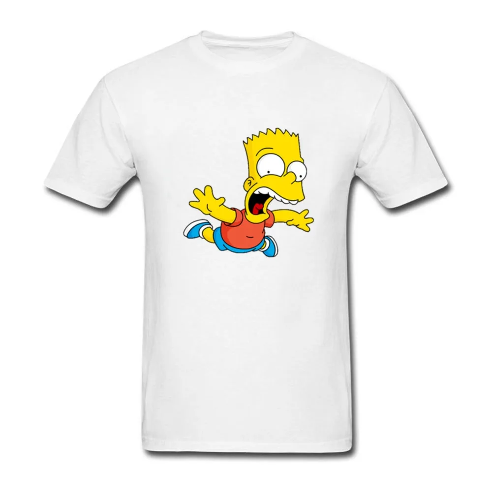 2018 хлопок водохранилище Симпсоны футболка принт Официальная для Мужские костюмы