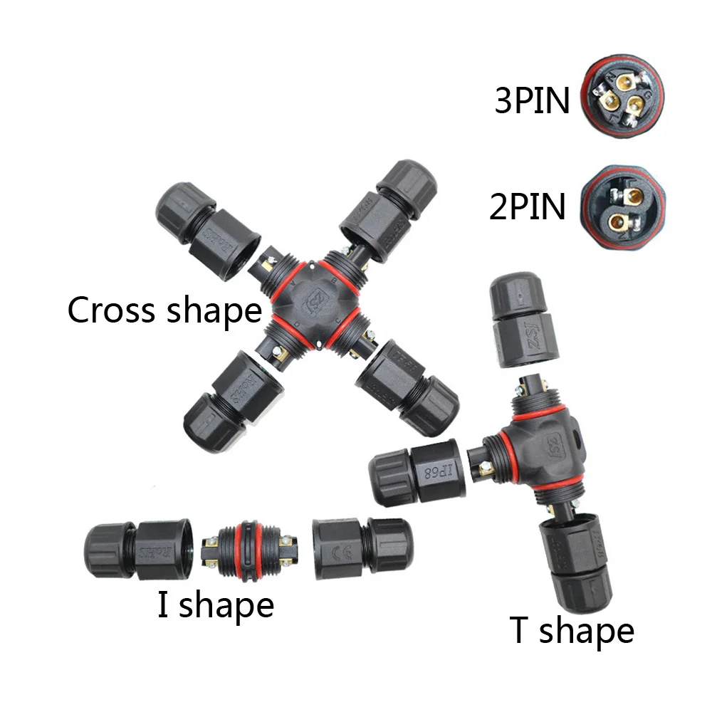 10 шт. 2 3 4 Pin L20 водонепроницаемый соединитель провода 15 а 300 В Кабельный
