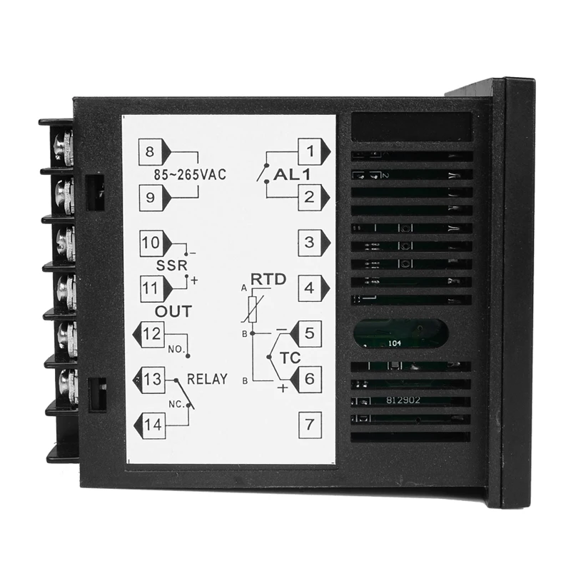 Универсальный Входной регулятор температуры PT100 K цифровой ПИД термопара SSR и