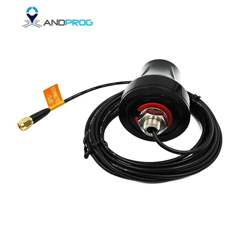 IP67 gps ГЛОНАСС Грибная антенна с SMA male, 1602 МГц ГЛОНАСС антенна с кабелем 1 м
