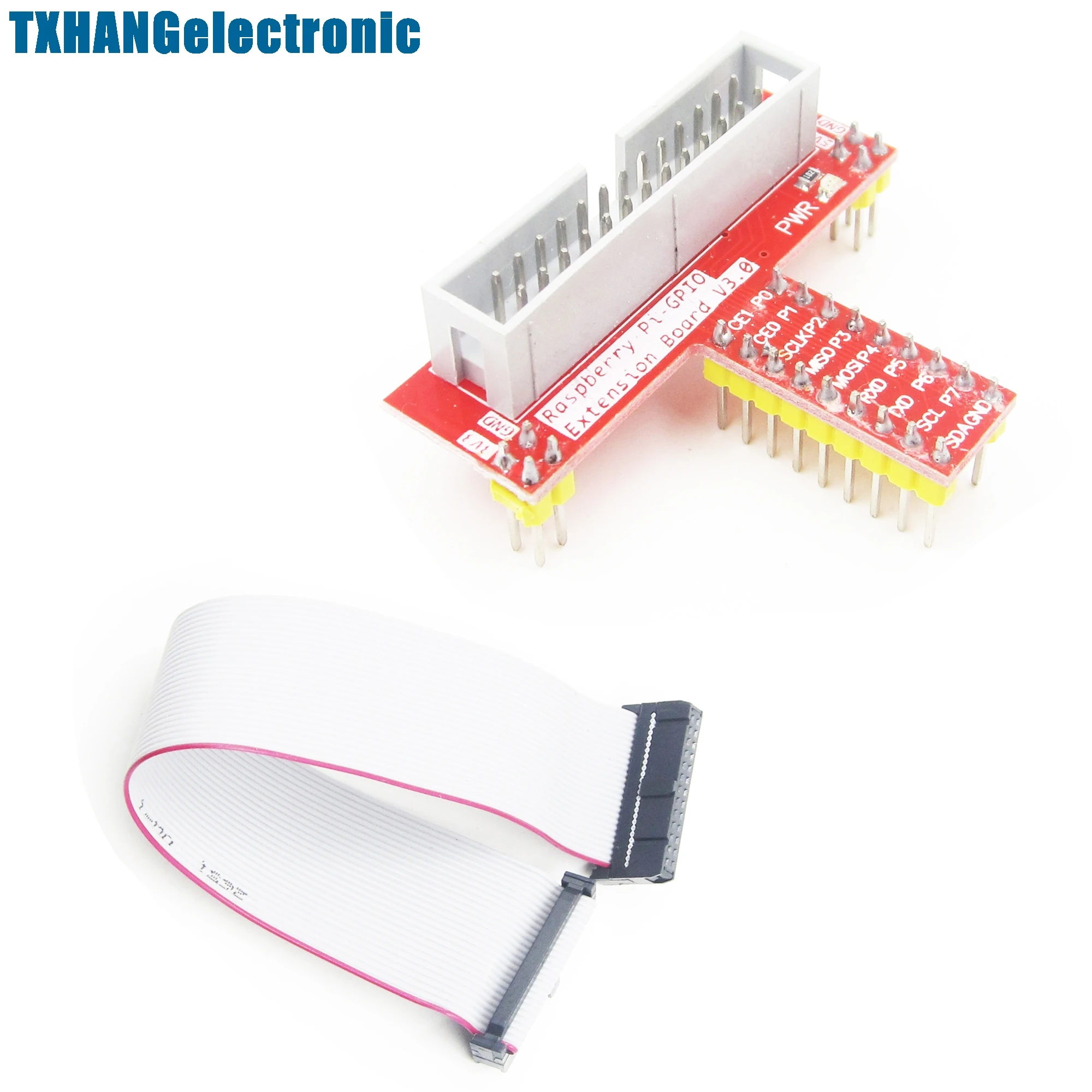 26 Pin удлинитель плоский ленточный кабель провод + Raspberry PI GPIO Плата расширения |