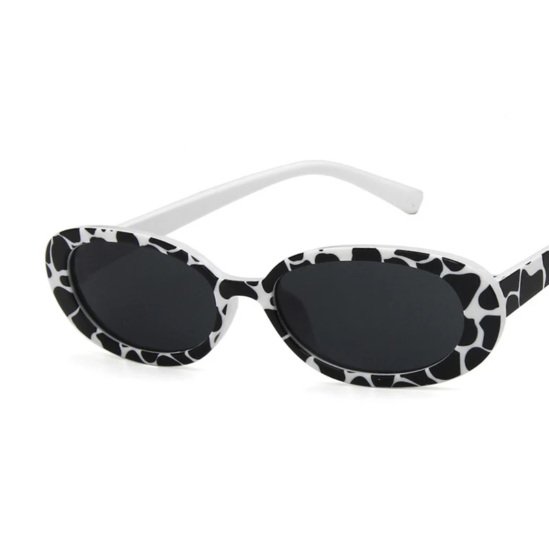 COOYOUNG Oval Sunglasses Women Retro Brand Designer Vintage Ladies Cat Eye Pink Sun Glasses UV400 | Аксессуары для одежды