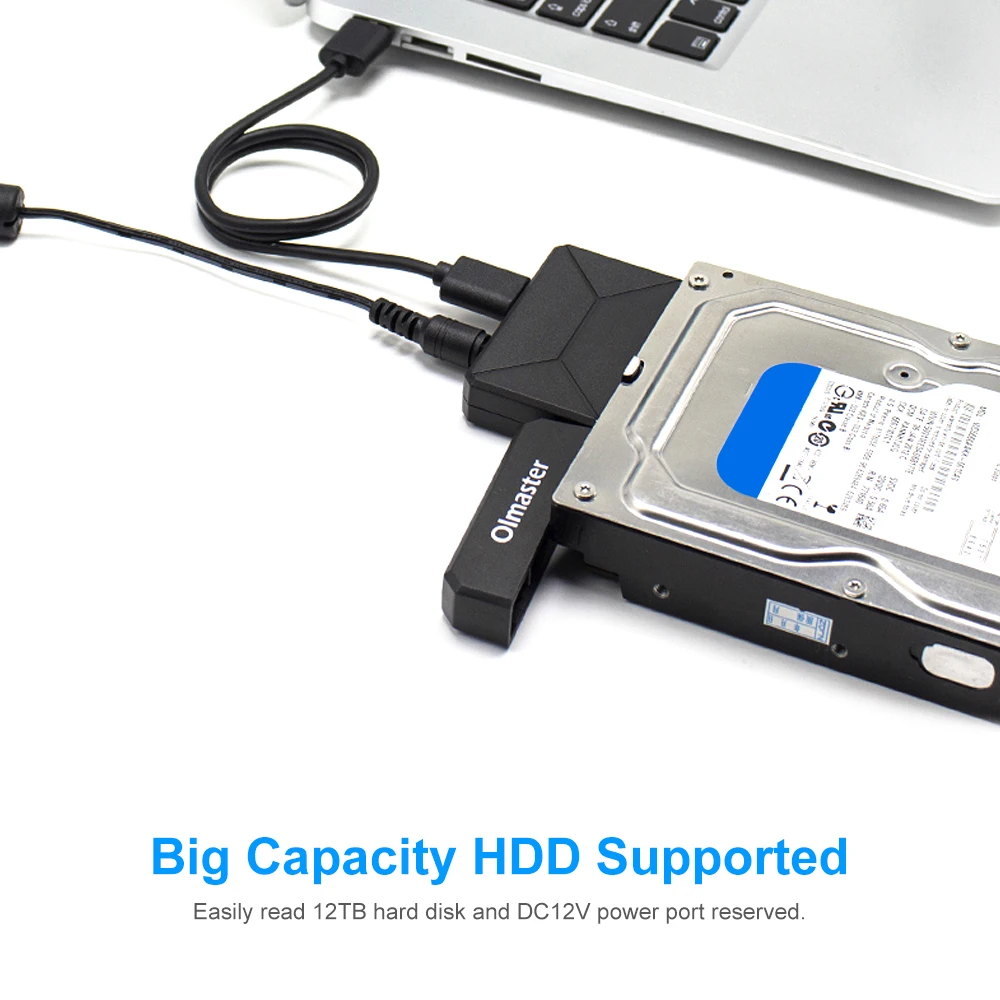 OImaster EB-0001BU3 2," /3,5" Hdd чехол Sata для Usb SATA I/II/III для USB3.0 адаптер жесткий диск коробка конвертер для SSD HDD