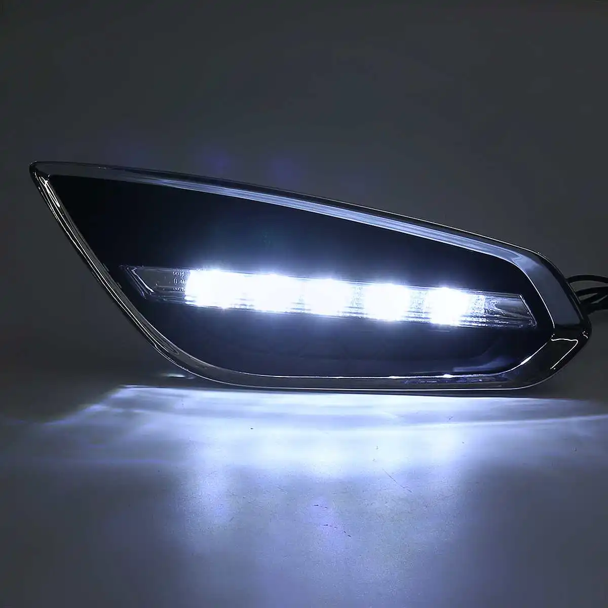 Светодиодные Drl для Volvo S60 V60 2011-2013 дневные ходовые огни переднего бампера для вождения противотуманных фар дневного света DRL сигнал поворота