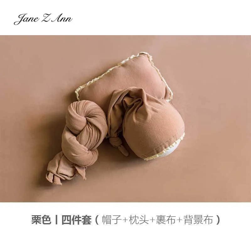 Jane Z Ann реквизит для фотосъемки новорожденных студийные аксессуары для студийной фотосъемки сплошной цвет подушка шляпа фон тканевая обертка - Цвет: maroon