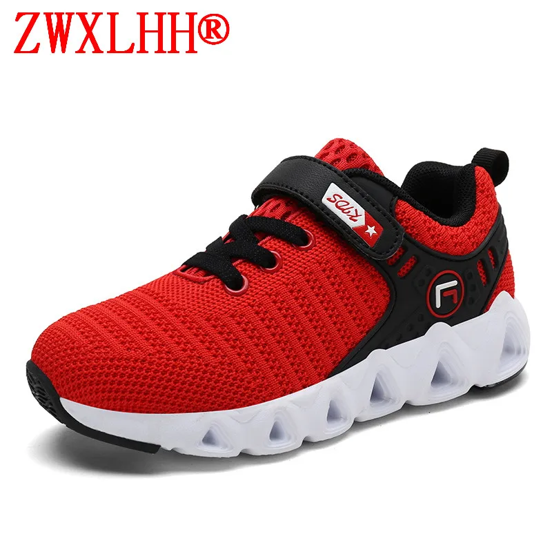 2019 весенне осенние детские спортивные брендовые дышащие уличные кроссовки для