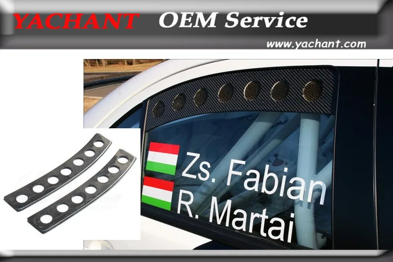 Стайлинг автомобиля боковые вентиляционные отверстия для заднего стекла из