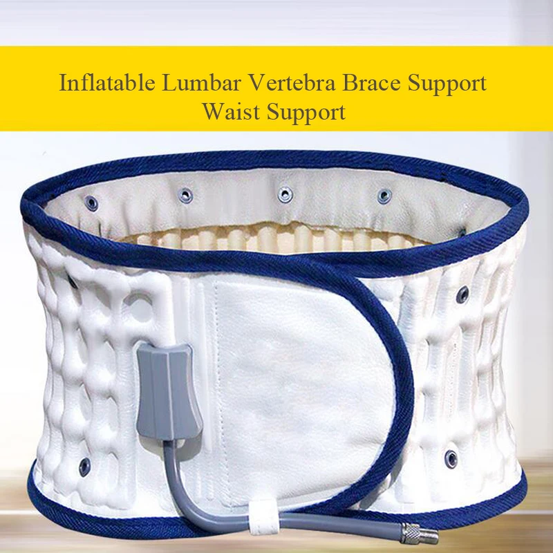 Inflatable Lumbar Vertebra Traction Support Waist Support Lumbar Support Belt Car Lumbar Vertebra Traction Device