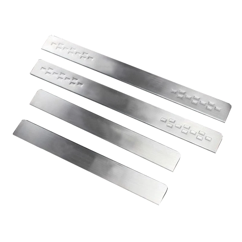 

Stainless Steel Door Sill Scuff Plate Strip For 2009 2010 2011 2012 2013 Dodge Journey Welcome Pedal Auto Accessories 4pcs